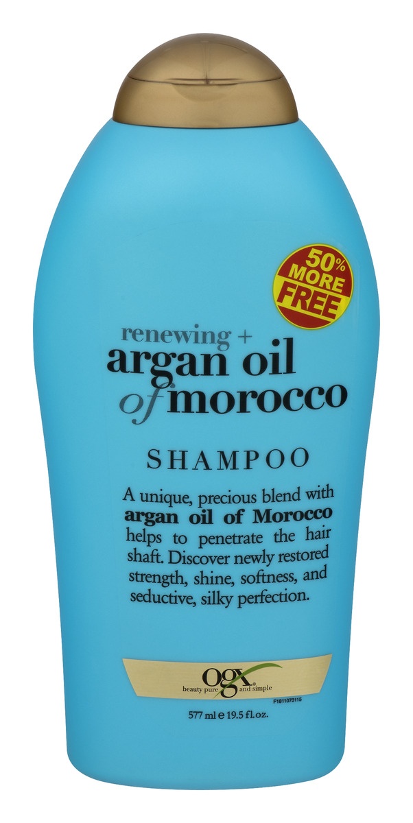 slide 1 of 1, Organix Moroccan Argan Oil Shampoo, 19.5 fl oz