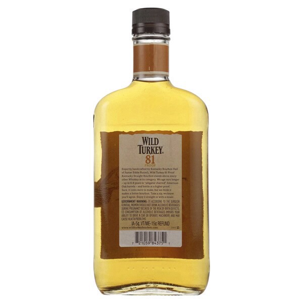 slide 5 of 5, Wild Turkey Kentucky Straight Bourbon Whis, 375 ml