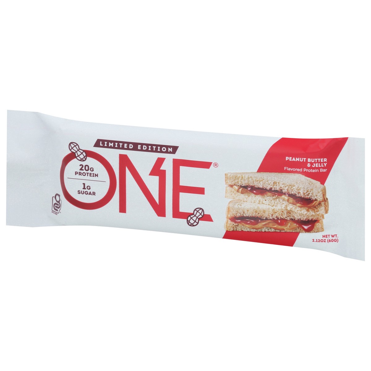slide 7 of 9, One Peanut Butter & Jelly Flavored Protein Bar 2.12 oz, 2.12 oz