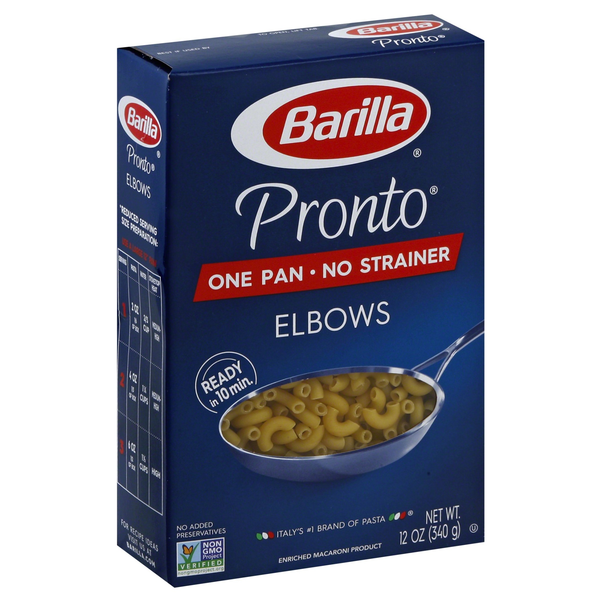 slide 1 of 1, Barilla Elbows 12 oz, 12 oz