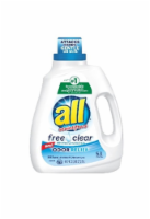 slide 1 of 1, All Liquid Detergent Stainlifters Deep Clean Free & Clear Odor Relief Jug, 94.5 fl oz
