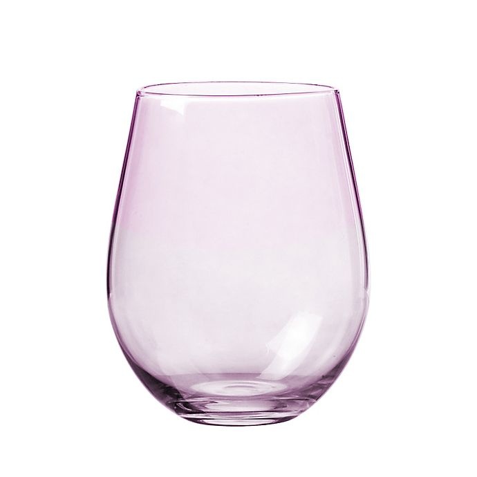 slide 1 of 1, Qualia Radiance Stemless Wine Glasses - Amethyst, 4 ct