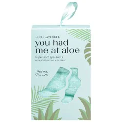Lemon Lavender Aloe Socks