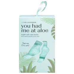 Lemon Lavender Aloe Socks