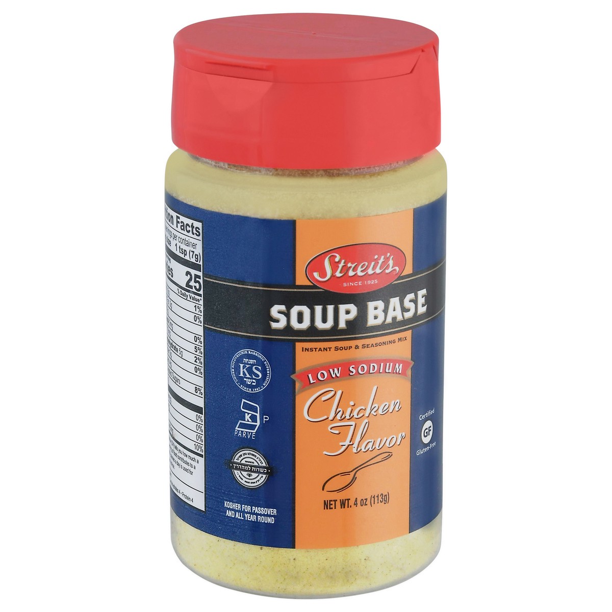 slide 8 of 9, Streit's Low Sodium Chicken Flavor Soup Base, 4 oz