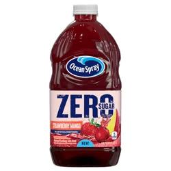 Ocean Spray Zero Sugar Strawberry Mango Flavored Cranberry Juice Drink 64 oz