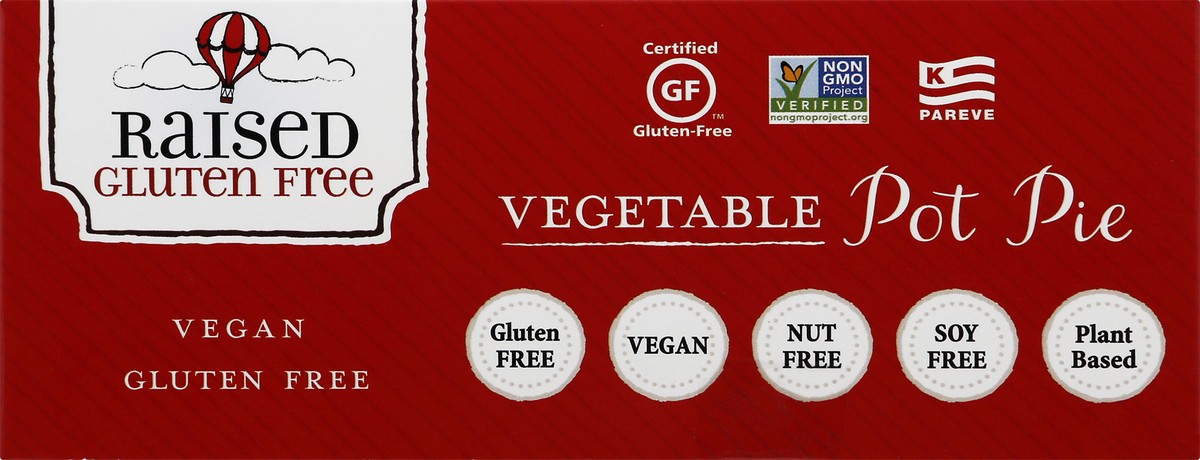 slide 6 of 9, Raised Gluten Free Vegan Vegetable Pot Pie 9 oz, 9 oz