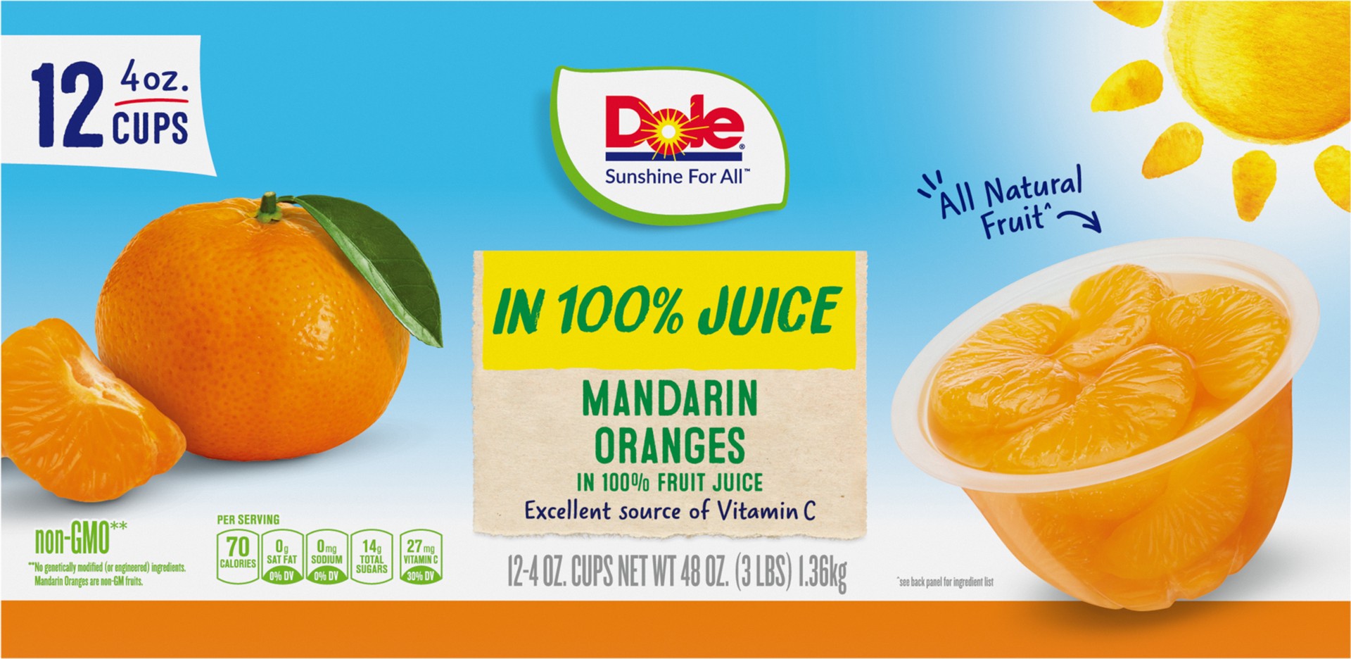 slide 1 of 8, Dole Mandarin Oranges, 