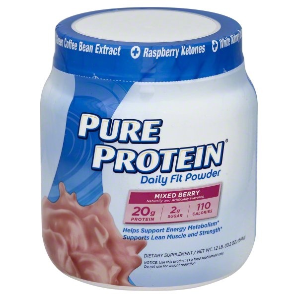 slide 1 of 1, Pure Protein Daily Fit Powder 19.2 oz, 19.2 oz