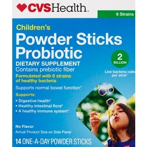 slide 1 of 1, CVS Health Children's Powder Sticks Probiotic, 14 ct