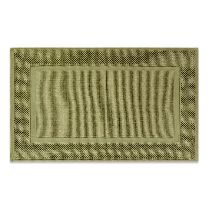 slide 1 of 1, Wamsutta Jacquard Ring-Spun Cotton Bath Rug - Thyme, 20 in x 33 in