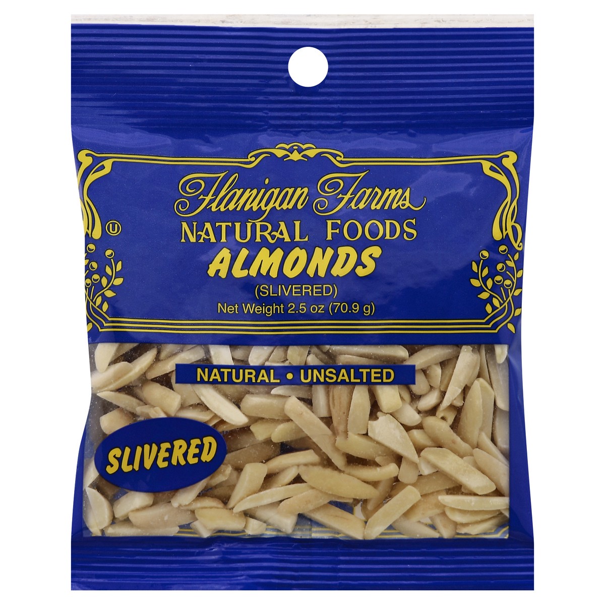slide 5 of 7, Flanigan Farms Almonds - 2.5 oz, 2.5 oz