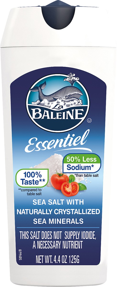 slide 1 of 8, La Baleine Essentiel Sea Salt 4.4 oz, 4.4 oz