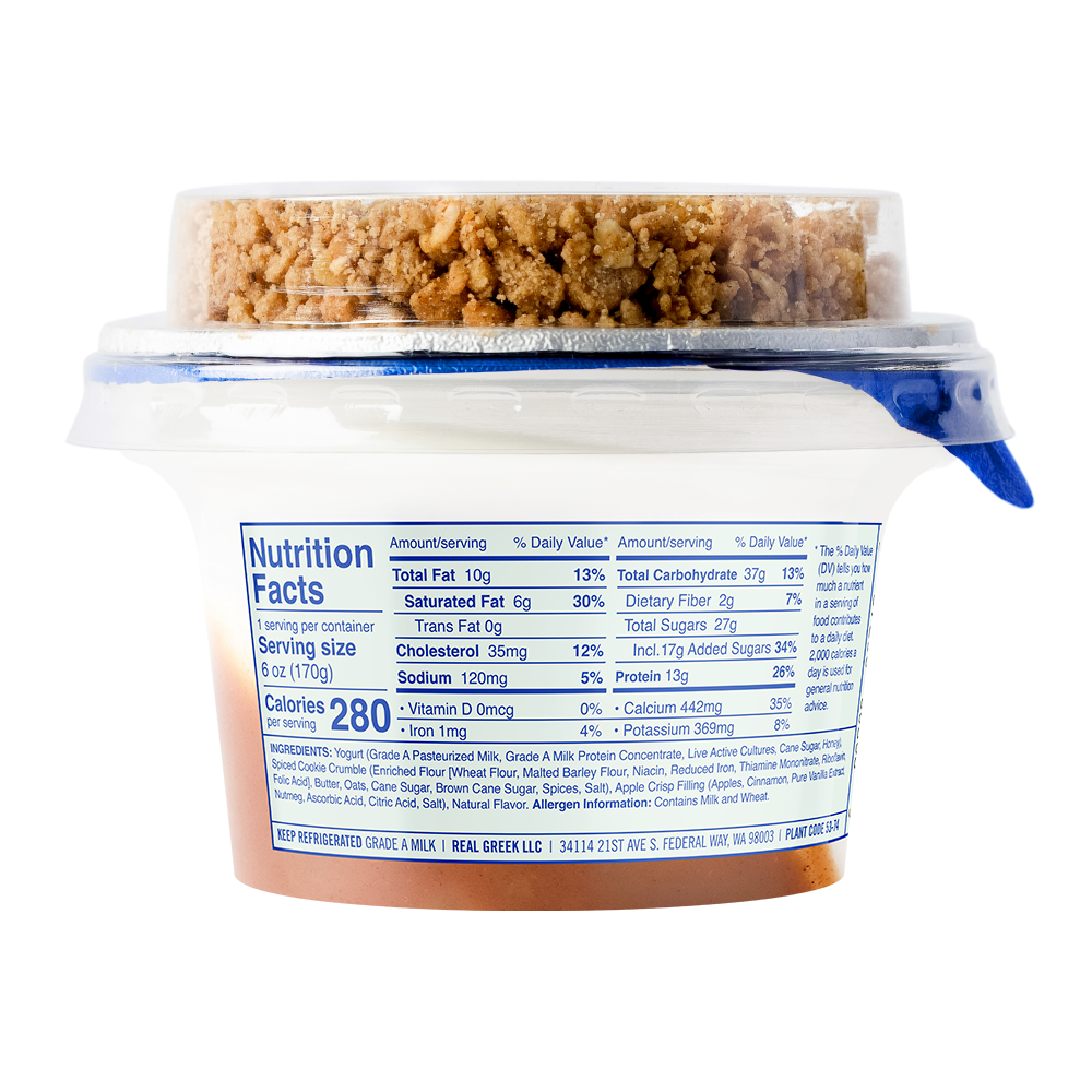 slide 2 of 2, Ellenos® Apple Crisp Greek Yogurt Parfait, 6 oz