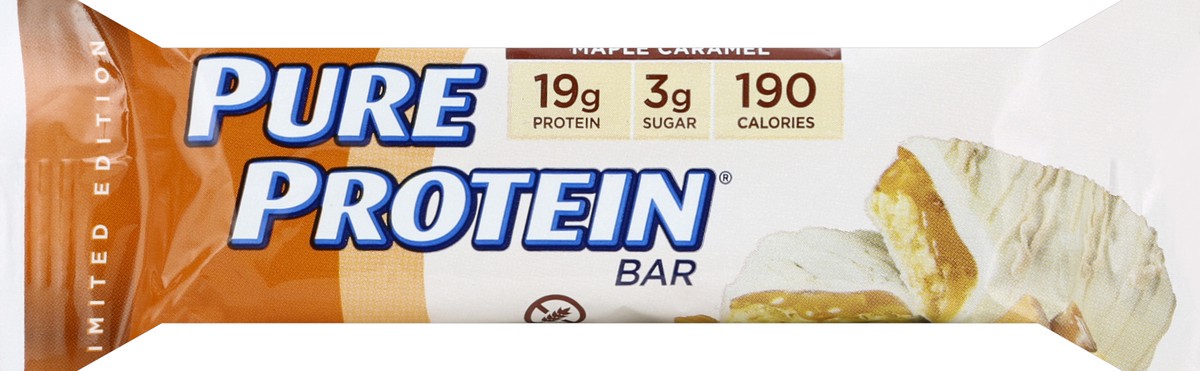 slide 5 of 6, Pure Protein Maple Caramel Bar, 1.76 oz