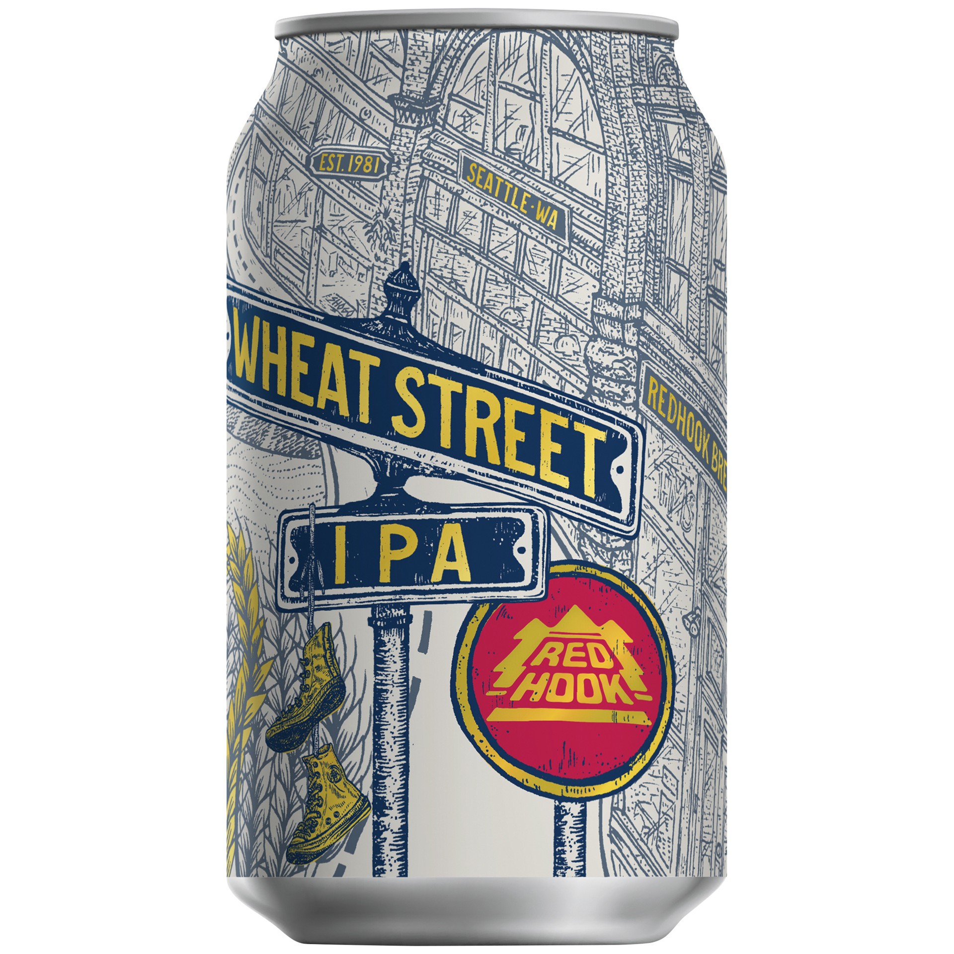 slide 1 of 1, Redhook Wheat Street IPA, 12 fl. oz. Can, 12 fl oz