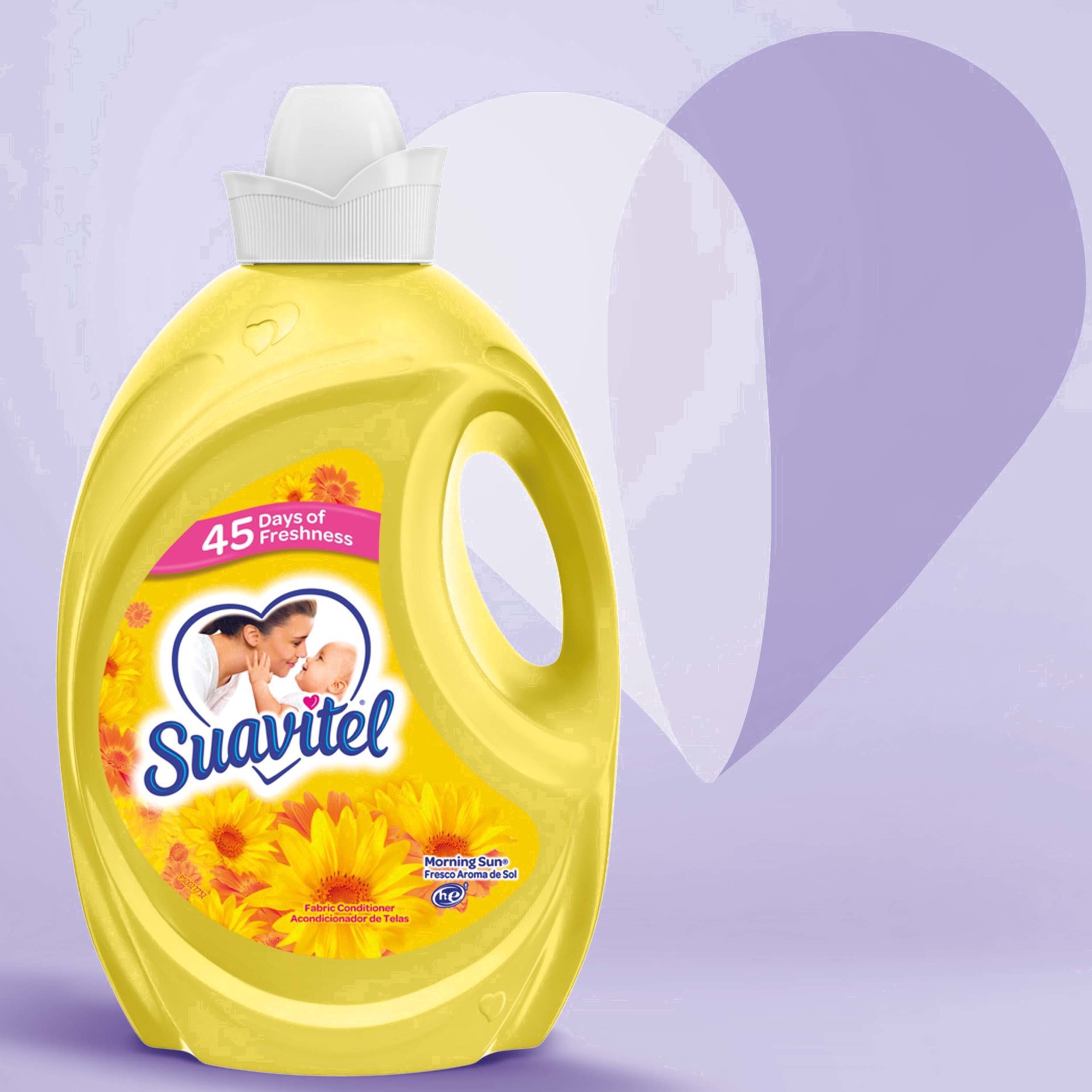 slide 19 of 73, Suavitel Scented Liquid Fabric Softener and Conditioner - Morning Sun - 120 fl oz, 135 fl oz