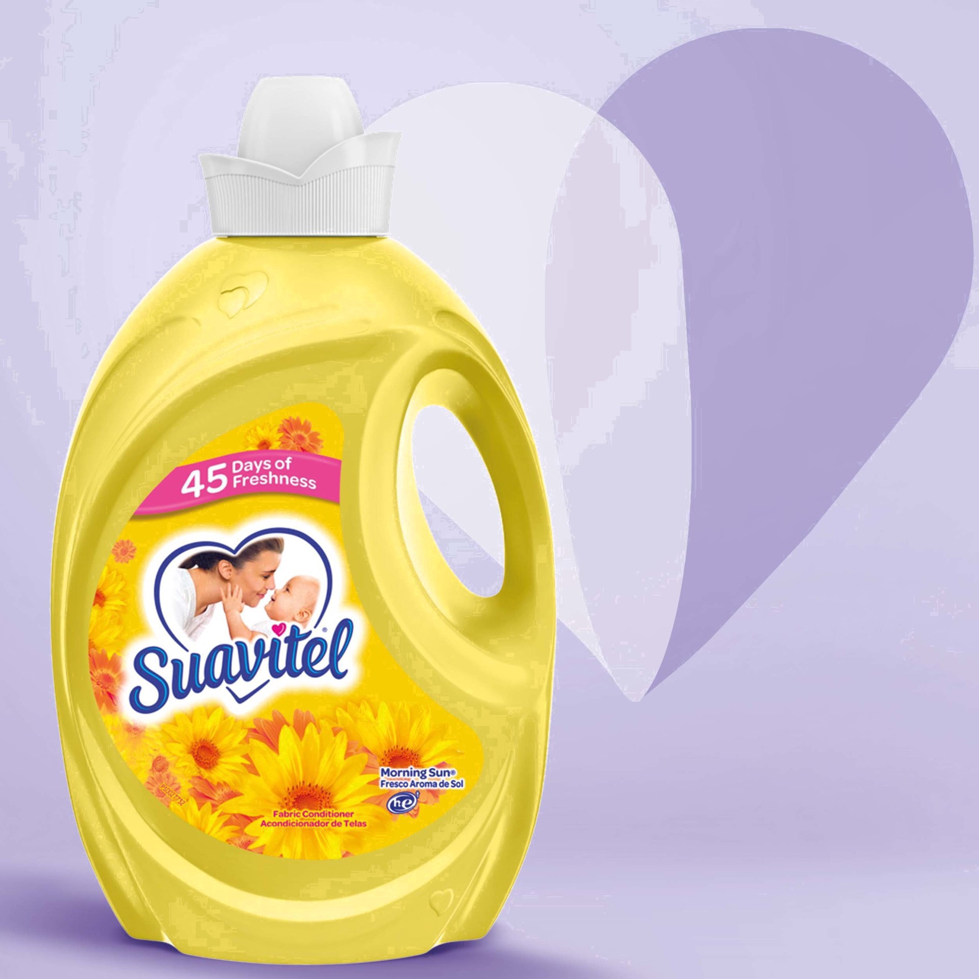 slide 51 of 73, Suavitel Scented Liquid Fabric Softener and Conditioner - Morning Sun - 120 fl oz, 135 fl oz