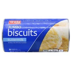 Weis Quality Buttermilk Jumbo Biscuits - 16 oz