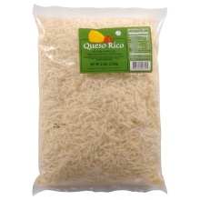 slide 1 of 1, Queso Rico Cheese, 80 oz
