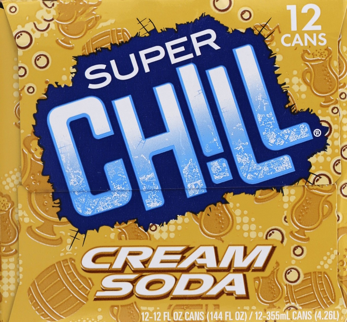 slide 7 of 7, Super Chill Cream Soda 12 ea, 12 ct