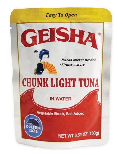 slide 1 of 1, Geisha Chunk Light Tuna In Water, 3.53 oz