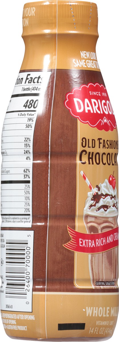 slide 5 of 9, Darigold Old Fashioned Chocolate Flavored Whole Milk, 14 fl oz