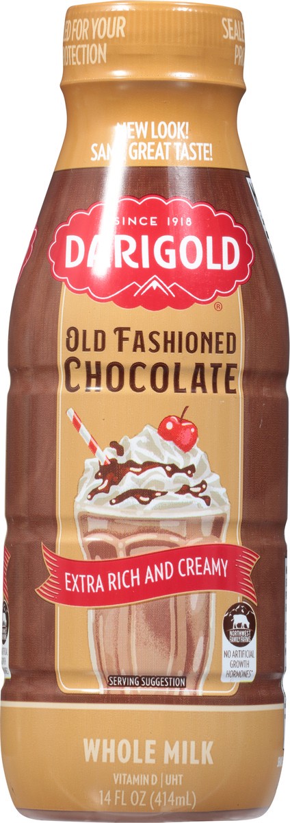 slide 6 of 9, Darigold Old Fashioned Chocolate Flavored Whole Milk, 14 fl oz