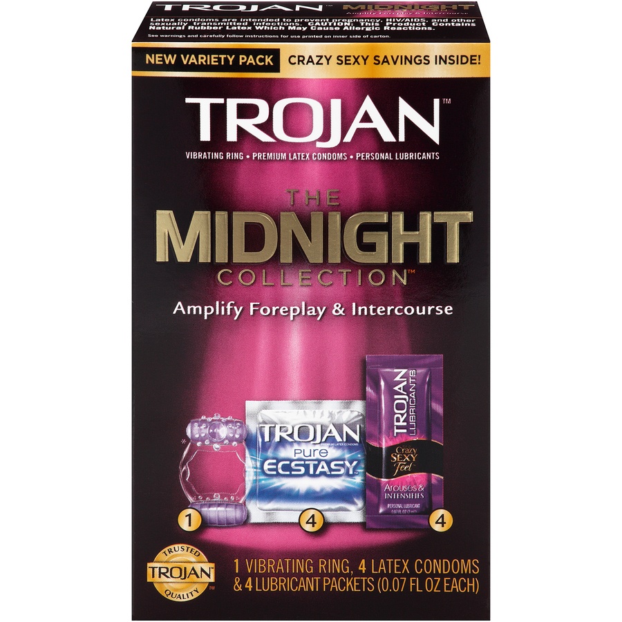 slide 1 of 6, Trojan The Midnight Collection Variety Pack, 1 ct