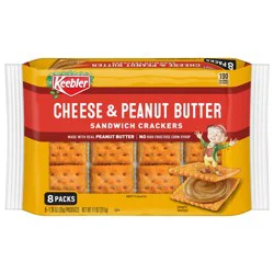 Keebler Cheese and Peanut Butter Sandwich Crackers