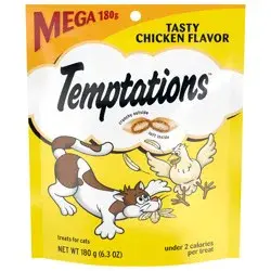 Temptations Tasty Chicken Flavor Crunchy Cat Treats - 6.3oz
