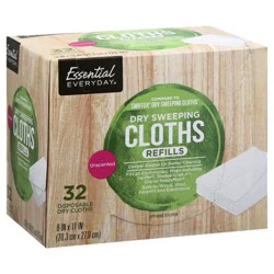 Essential Everyday Signature SELECT Dust Ease Refills Cloth - 32 Count
