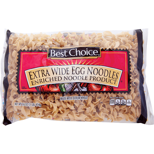 slide 1 of 1, Best Choice Extra Wide Egg Noodles, 16 oz