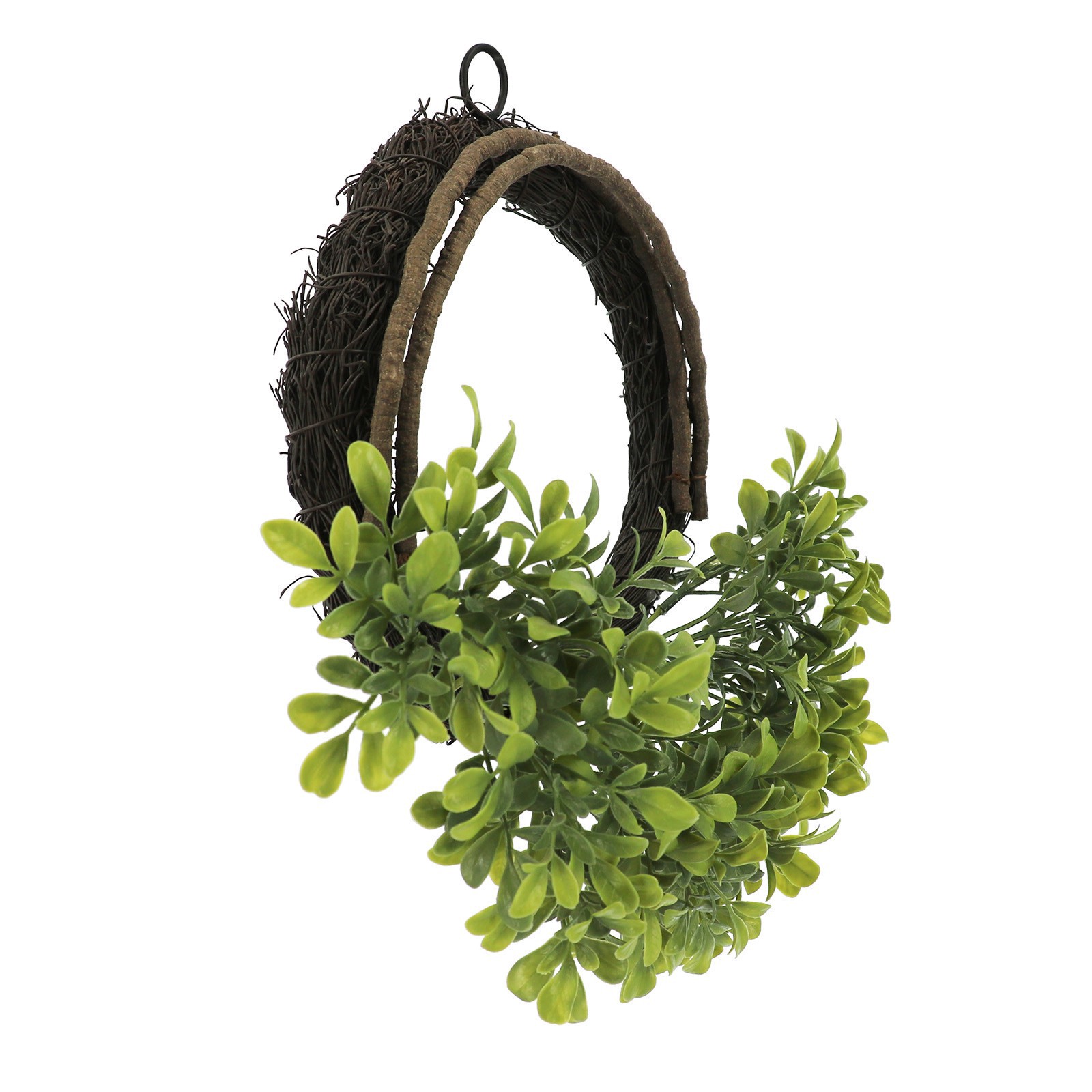 slide 3 of 3, 12" Mini Boxwood Wreath By Ashland, 12 in