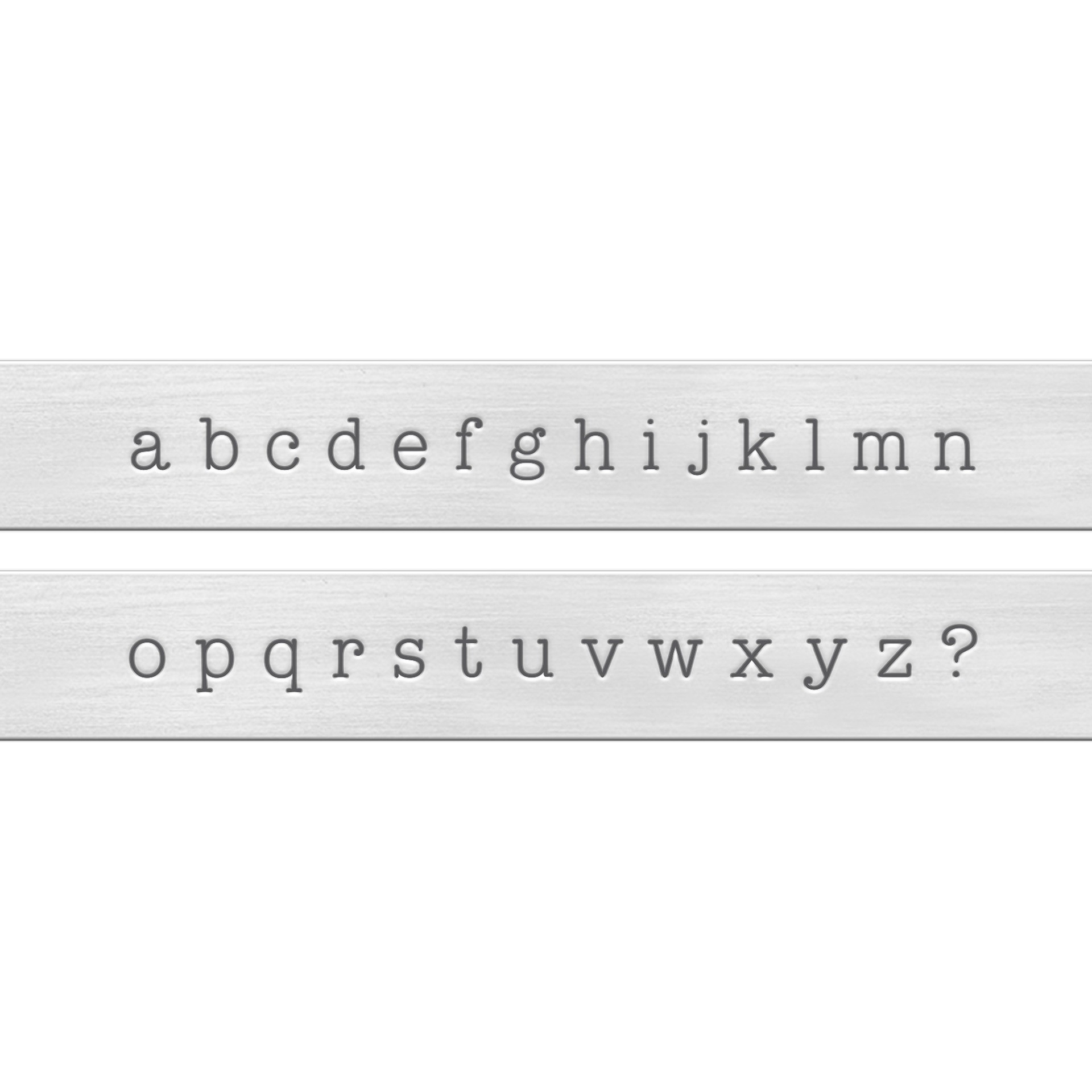 slide 2 of 5, Impressart Typewriter Lowercase Letter Stamps, 3mm, 3 mm