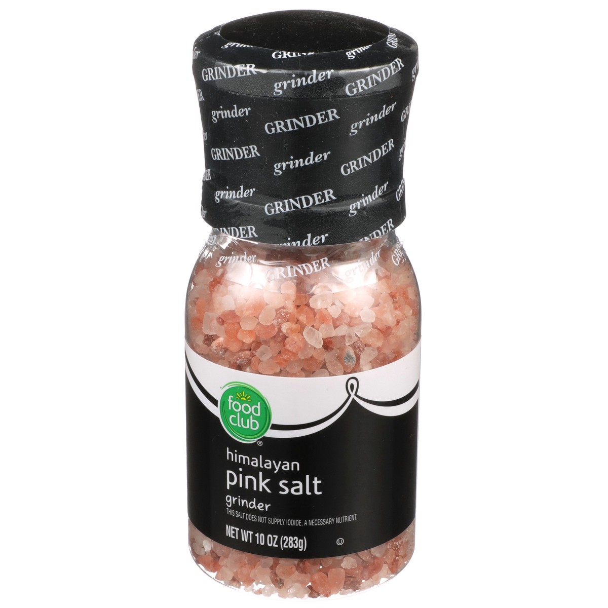 slide 1 of 9, Food Club Himalayan Pink Salt Grinder, 10 oz