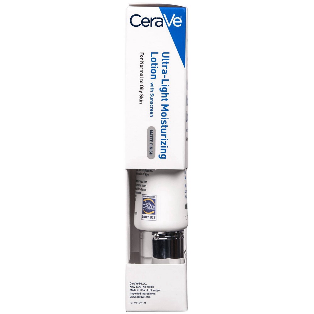 slide 20 of 23, CeraVe Broad Spectrum SPF 30 Ultra-Light Moisturizing Lotion with Sunscreen 1.7 oz, 1.7 oz