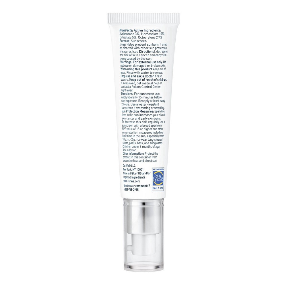 slide 8 of 23, CeraVe Broad Spectrum SPF 30 Ultra-Light Moisturizing Lotion with Sunscreen 1.7 oz, 1.7 oz