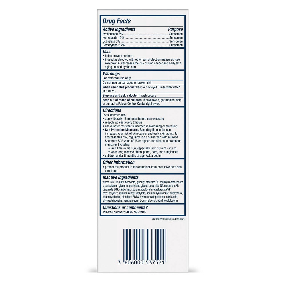 slide 7 of 23, CeraVe Broad Spectrum SPF 30 Ultra-Light Moisturizing Lotion with Sunscreen 1.7 oz, 1.7 oz