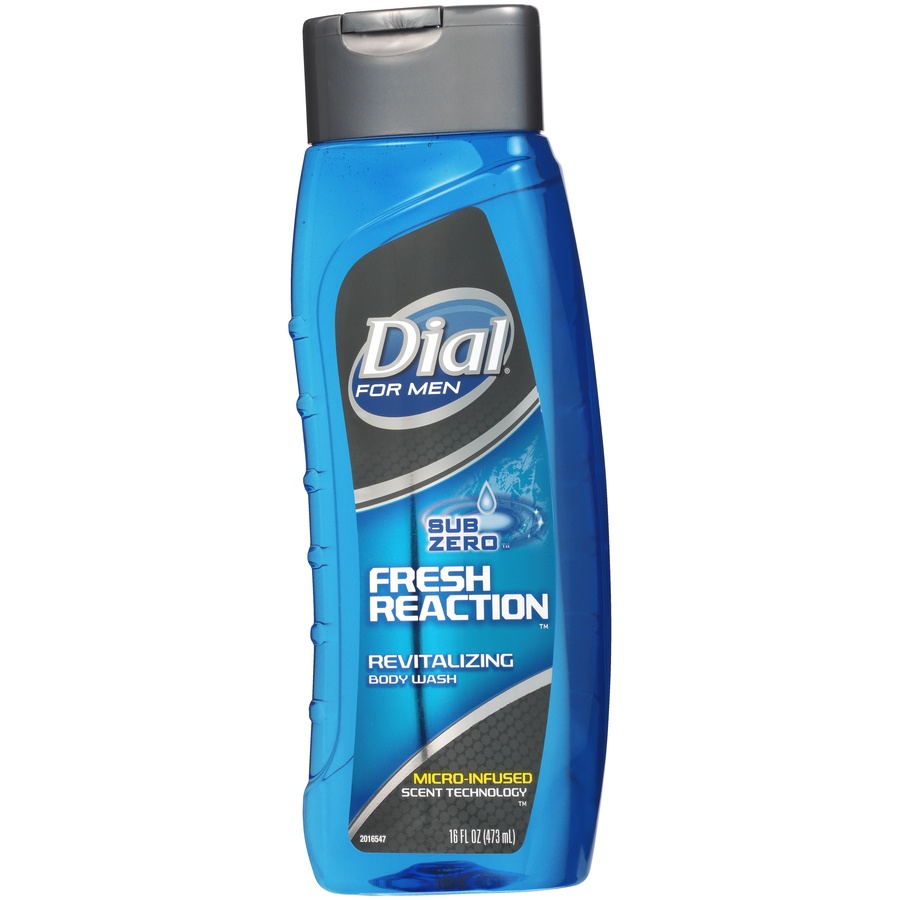 slide 3 of 7, Dial Sub Zero Fresh ReAction Body Wash, 16 oz