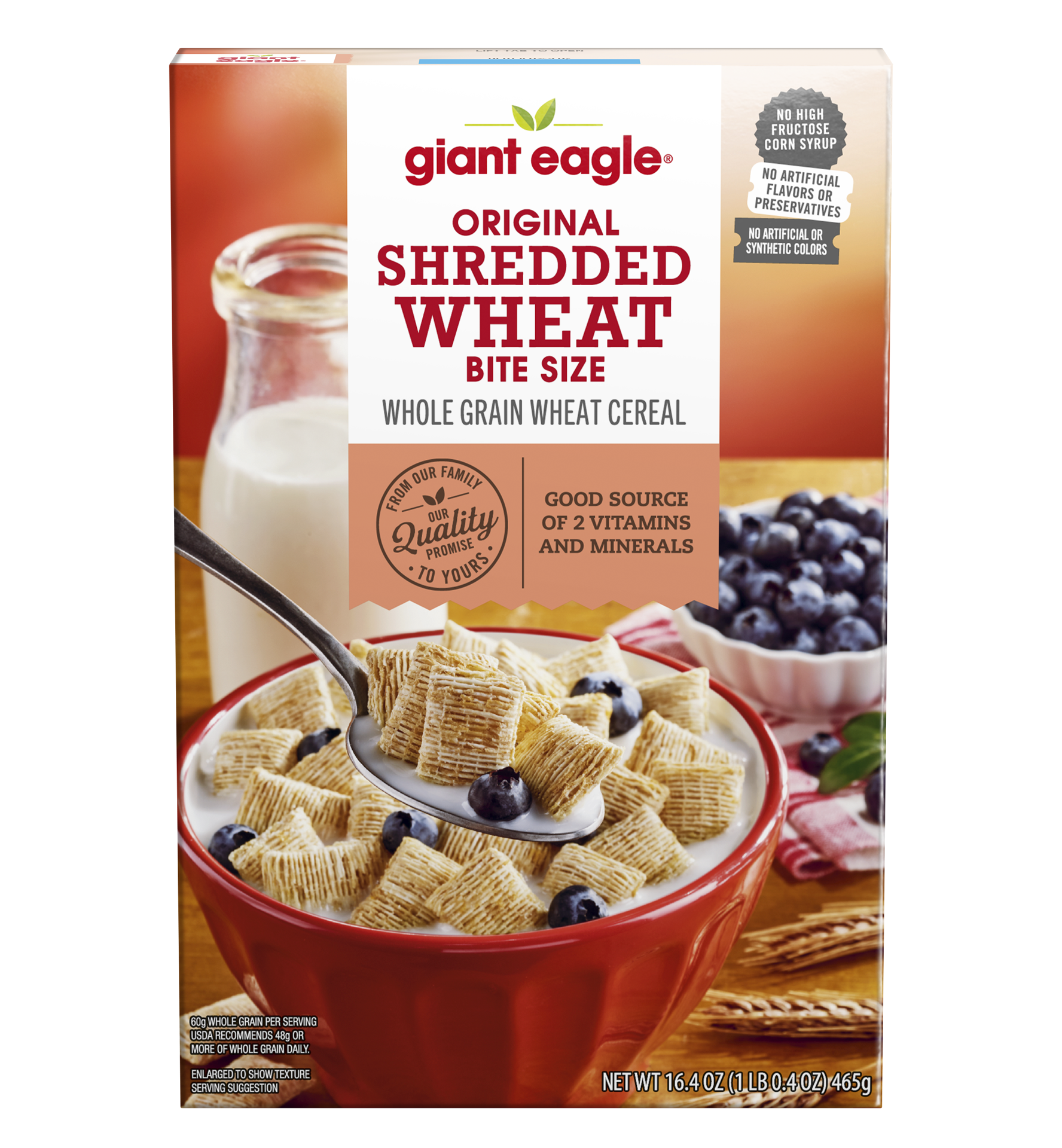 slide 1 of 1, Ge Shredded Wheat Bite Size, 16.4 oz