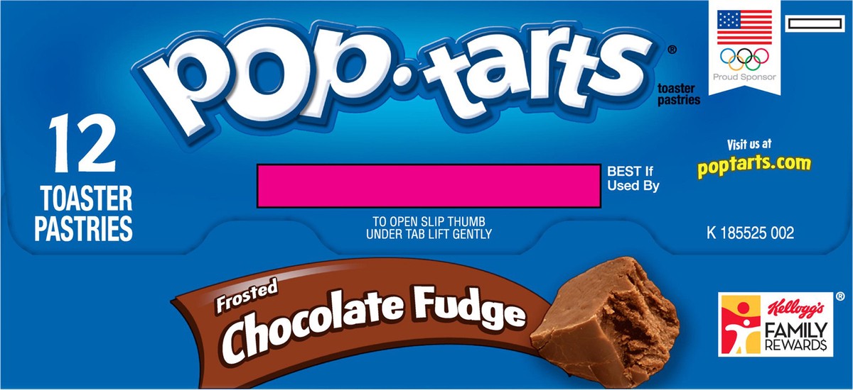 slide 5 of 10, Pop-Tarts Frosted Chocolate Fudge Pastries, 22 oz