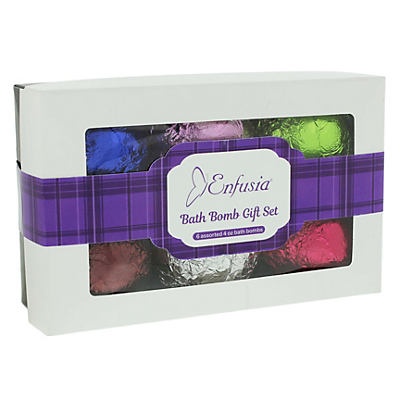 slide 1 of 1, Enfusia Mini Bath Bomb Gift Set, 6 ct