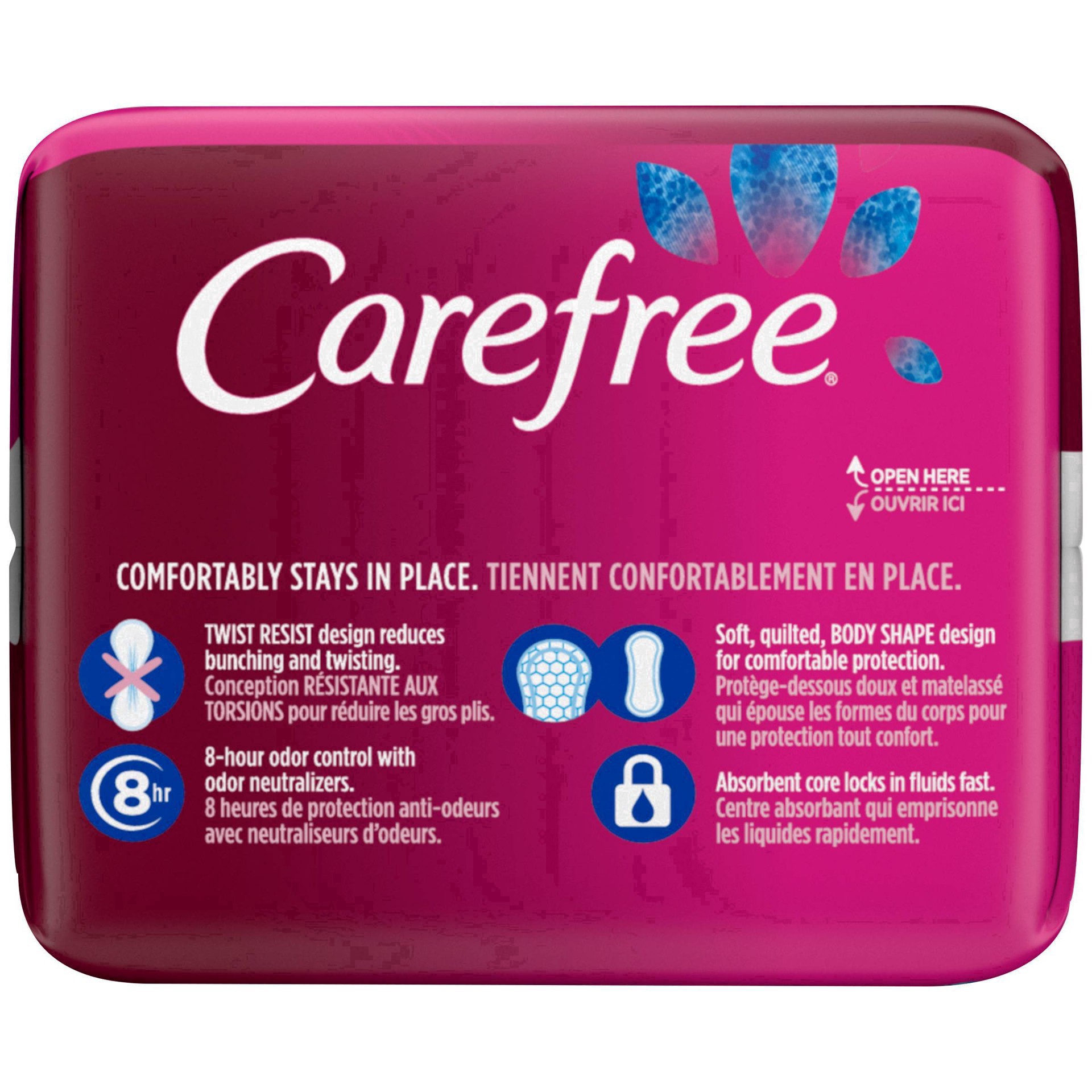 Carefree Wrapped Unscented Panty Liners To Go - 20ct : Target