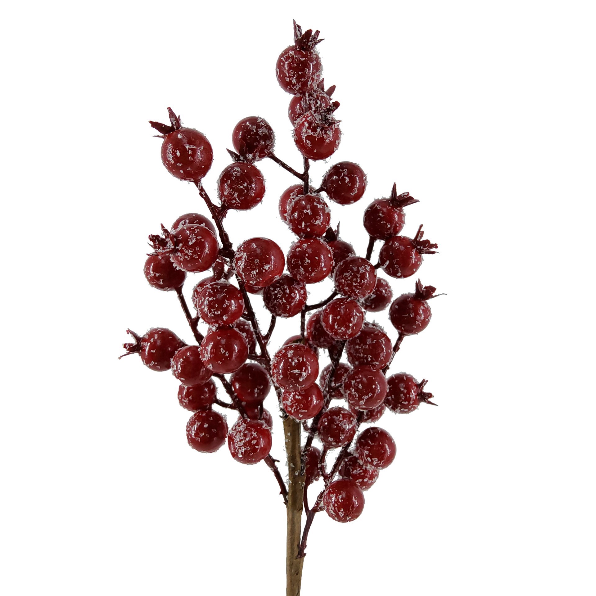 slide 2 of 3, 13" Dark Red Iced Berry Pick By Ashland, 13 in