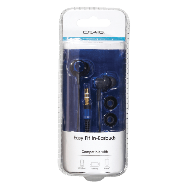 slide 1 of 1, Craig Easy Fit-In Earbuds, 1 ct