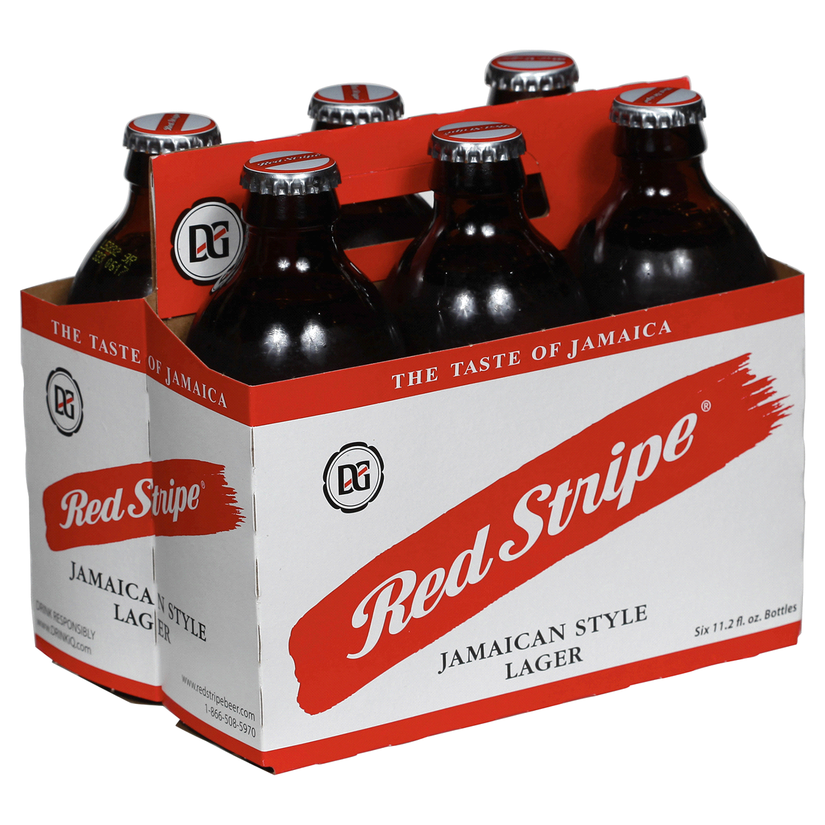 slide 2 of 9, Red Stripe Lager Beer, 6 ct; 11.2  fl oz