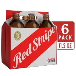 Red Stripe Lager Beer, 6 Pack, 11.2 fl oz Bottles