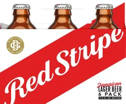 Red Stripe 6 Pack Jamaican Beer 6 - 11.2 fl oz Bottles