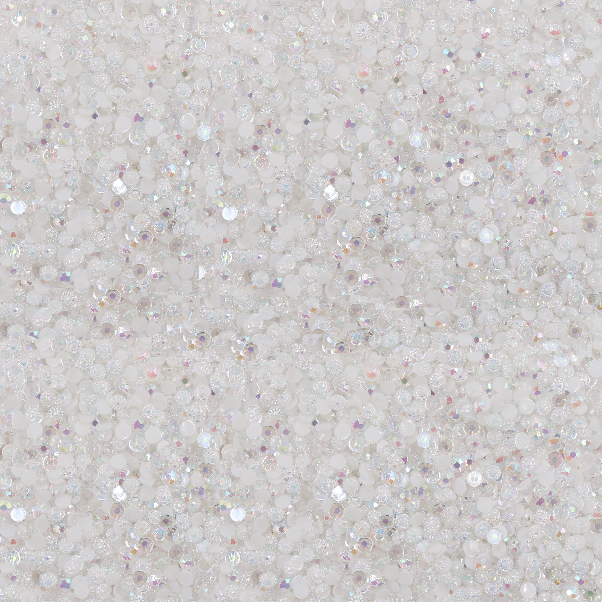 slide 2 of 2, White Crystal Diamond Mini Gems By Creatology, 1.57 oz